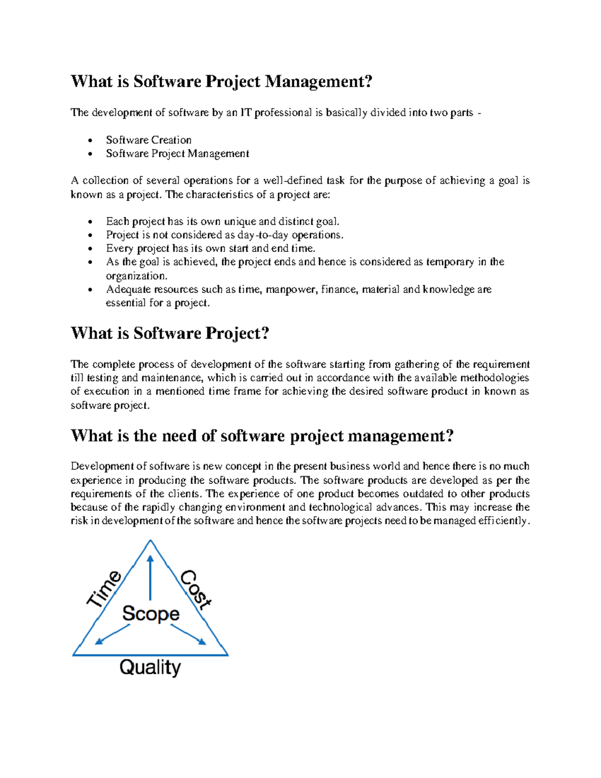 What is Software Project Management SE 2019 - What is Software Project ...