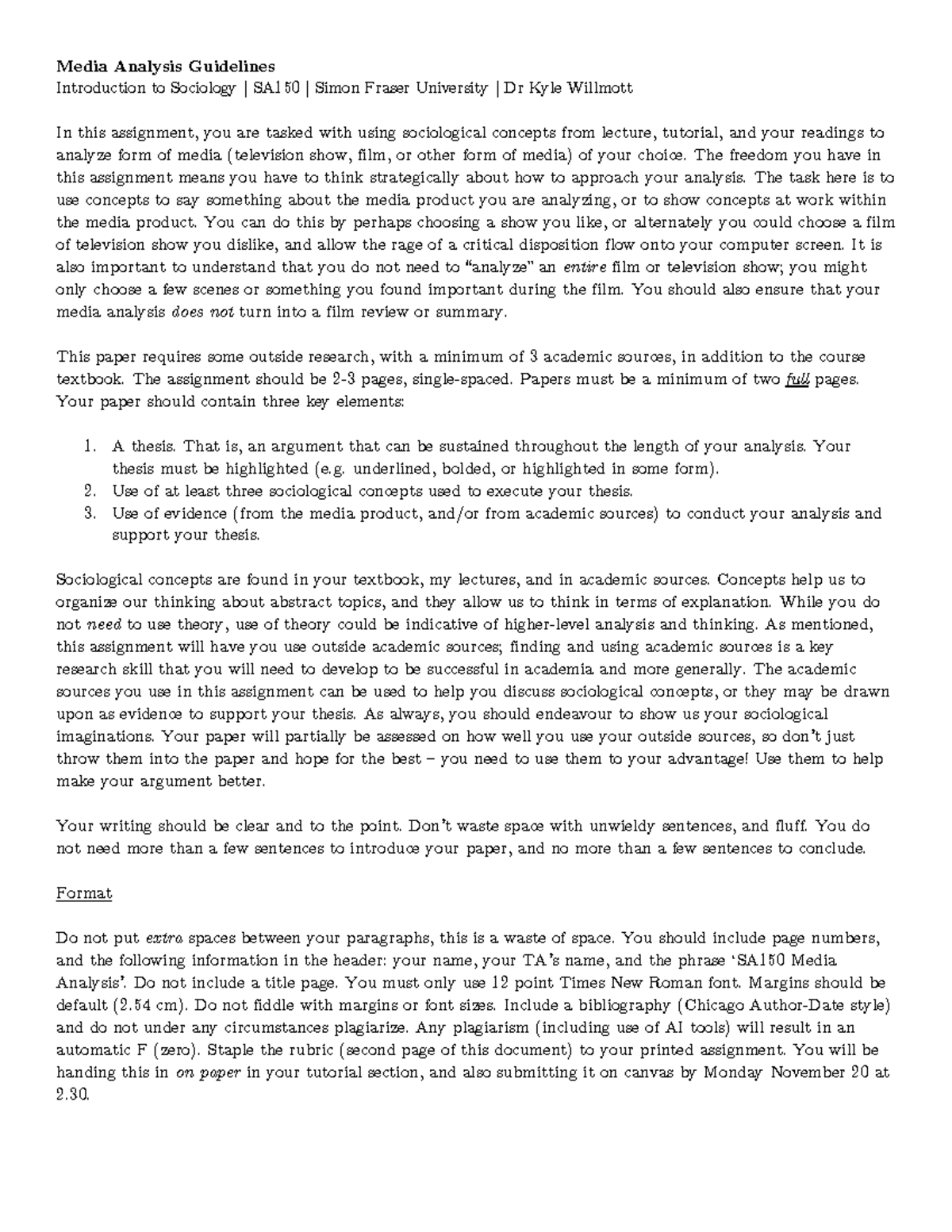 Mediacriteria - Media analysis - Media Analysis Guidelines Introduction ...