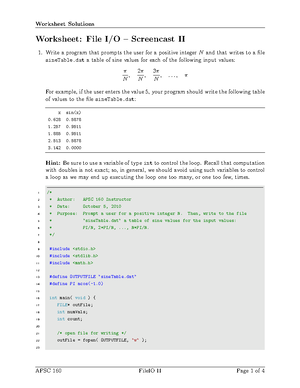 W L11 file IO II - FILE IO worksheet