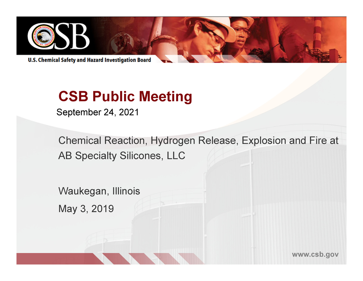 ABSS IIC Presentation 1 - September 24, 2021 csb CSB Public Meeting ...