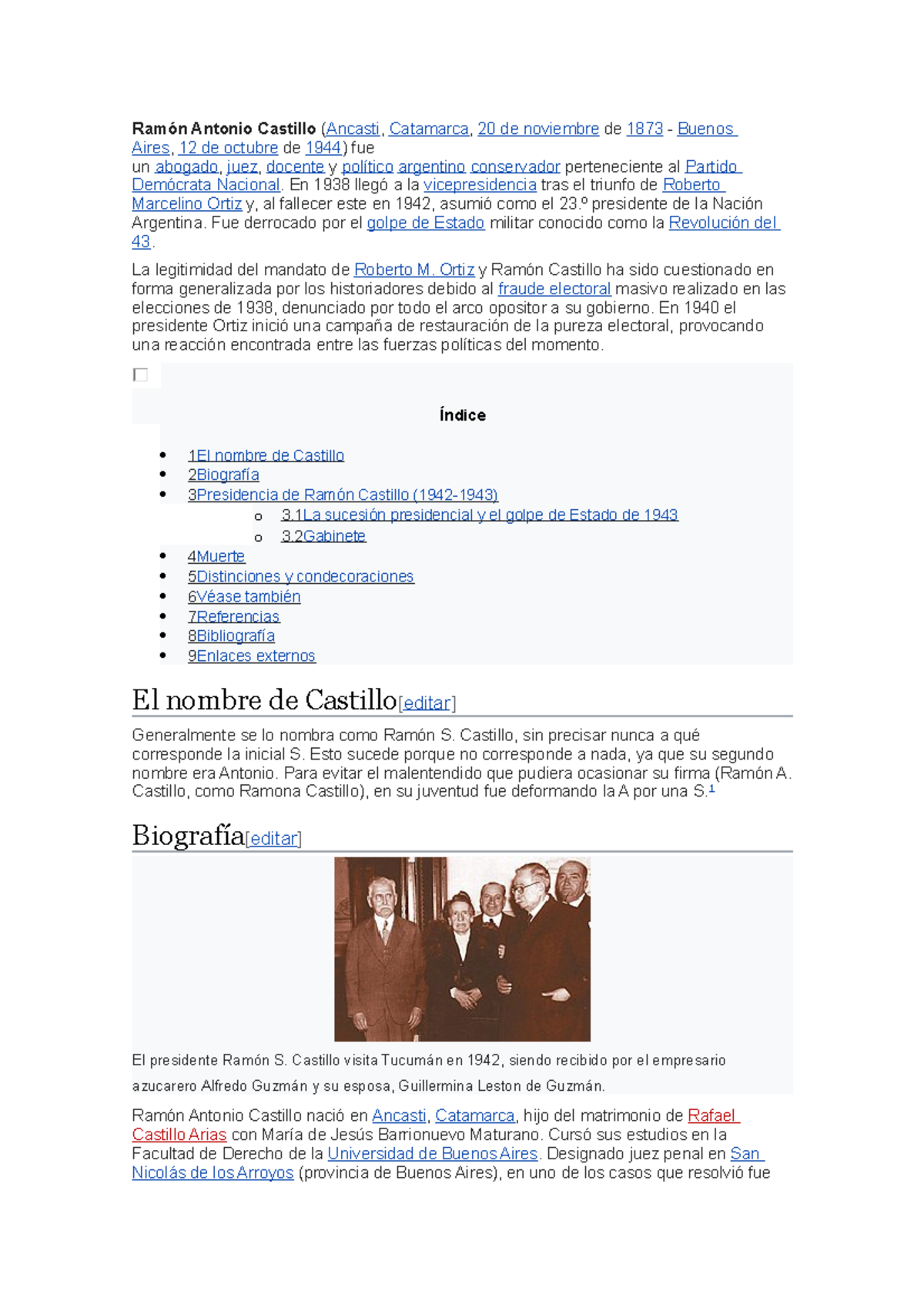 Ramon - a legitimidad del mandato de Roberto M. Ortiz y Ramón Castillo ...