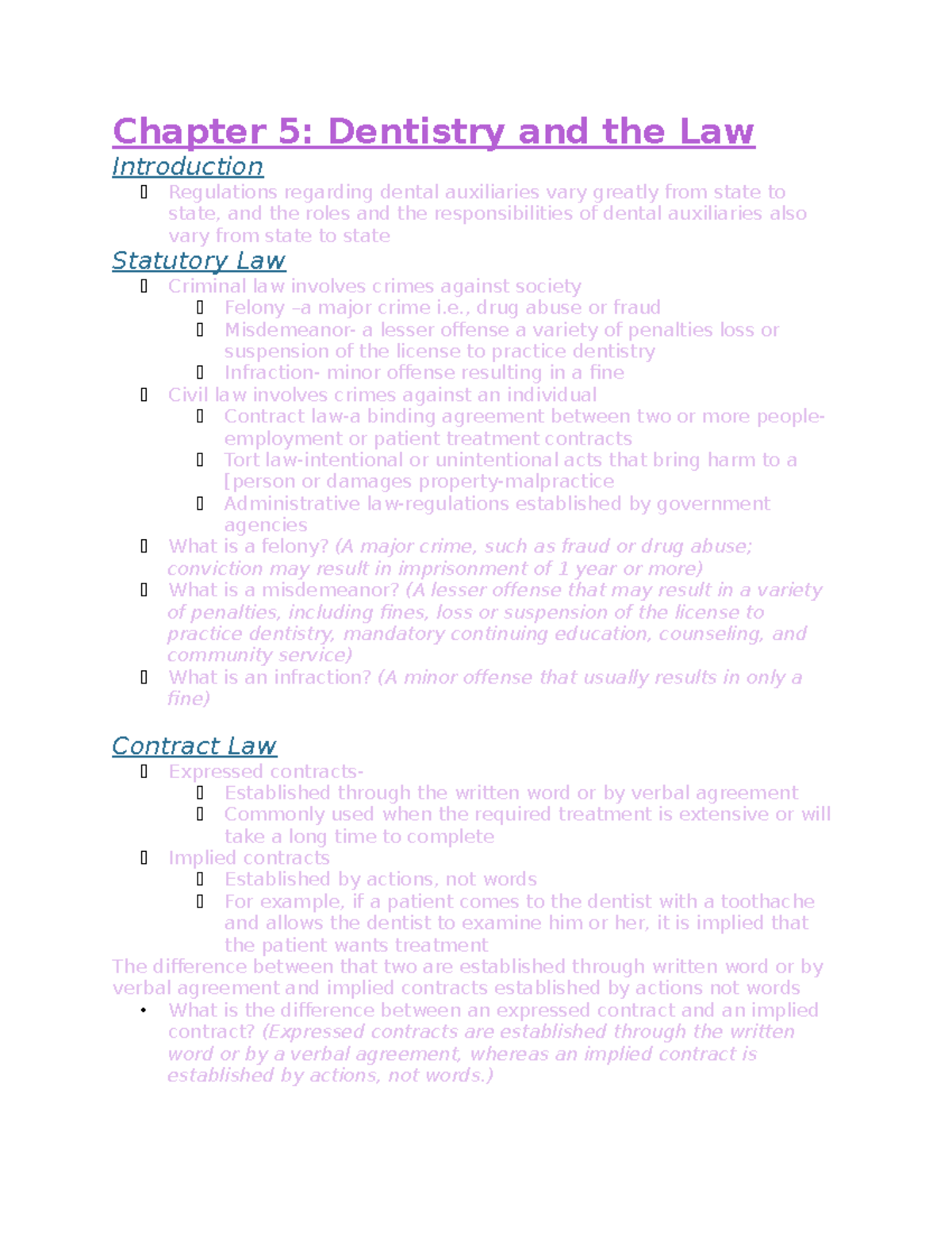 chapter-5-laws-in-dentistry-chapter-5-dentistry-and-the-law