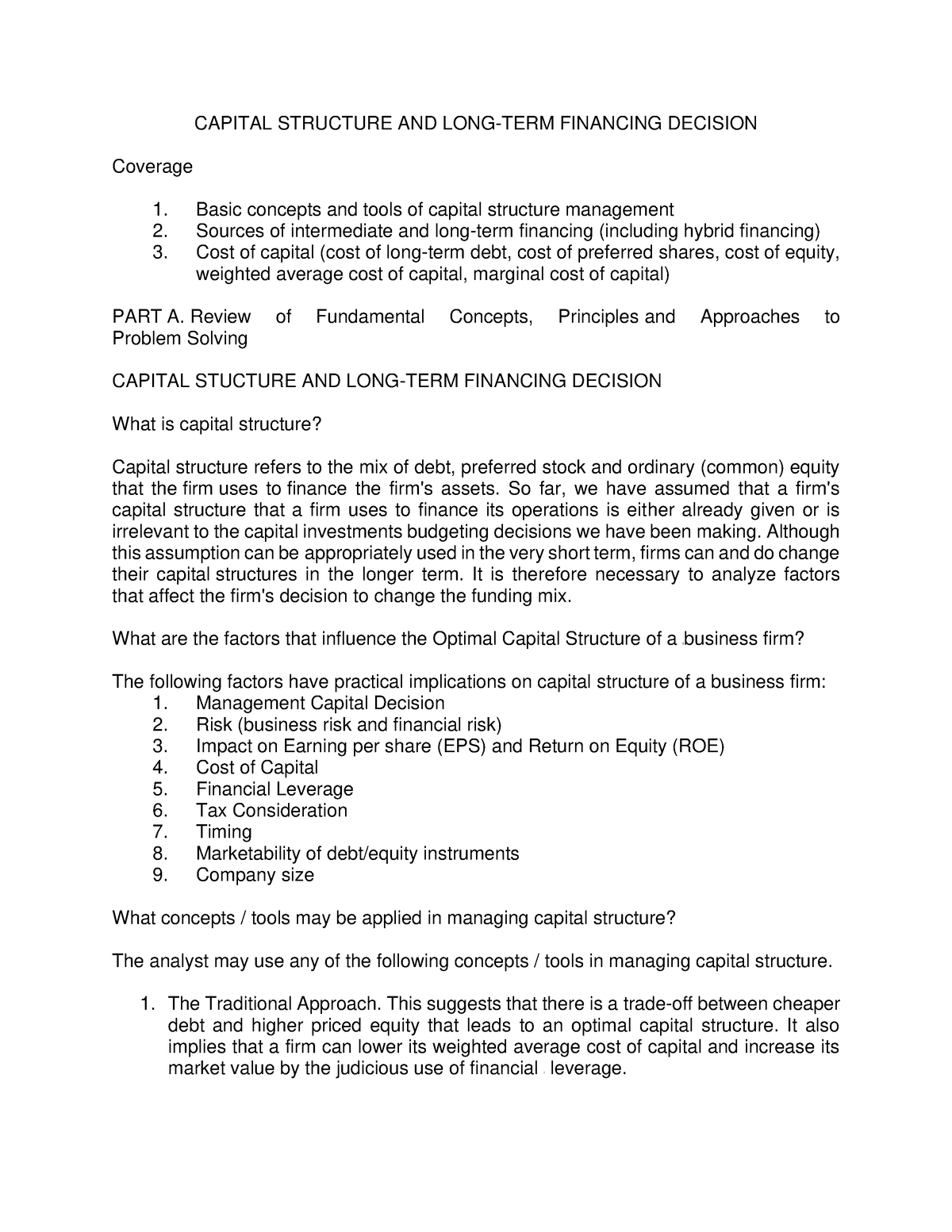 capital-structure-and-long-term-financing-decision-capital-structure