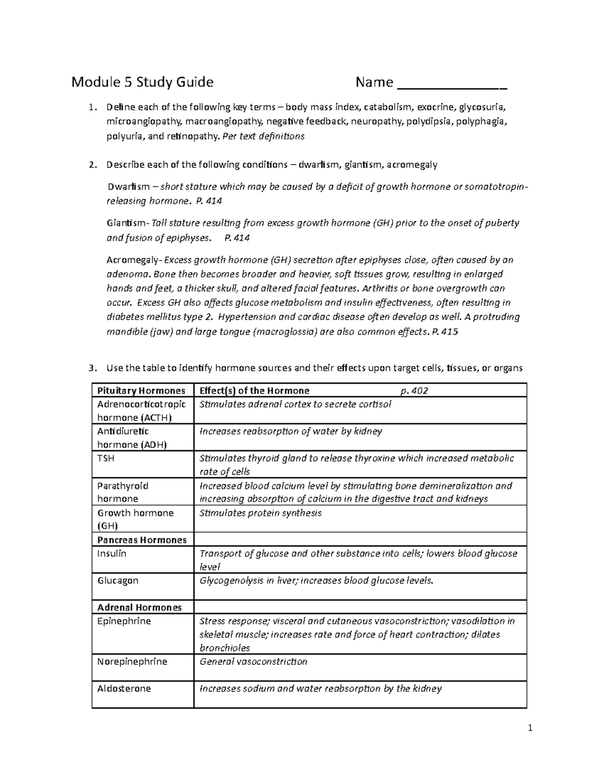 F21 Module 5 Study Guide key (1)2 - Module 5 Study Guide Name ...
