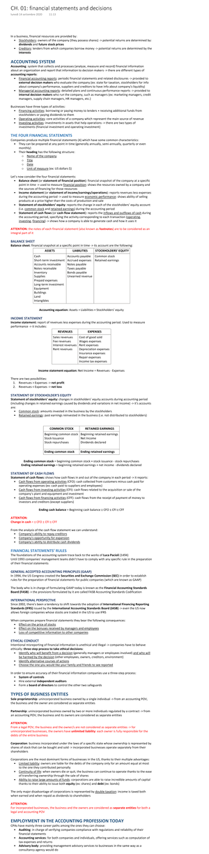 Chapter 8 Notes Honors Financial Accounting - ACCT 2901 - Temple ...