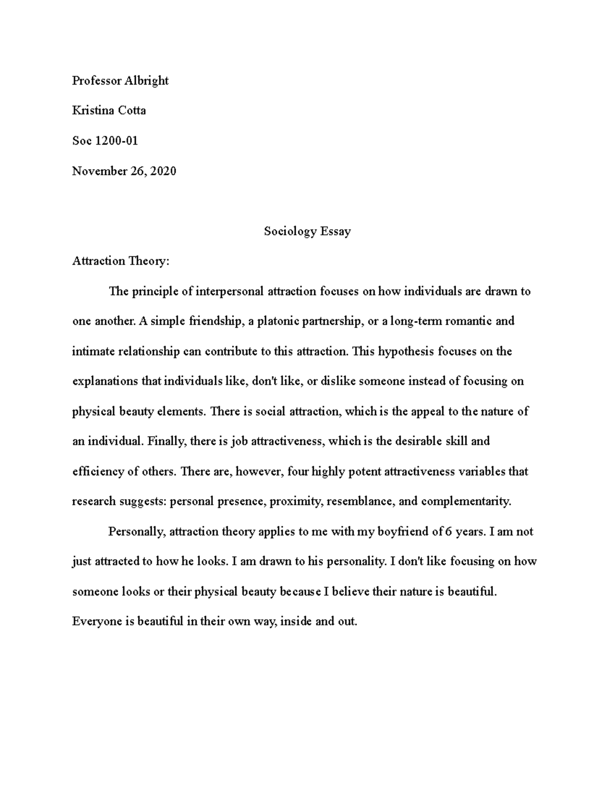 how to write a good university sociology essay