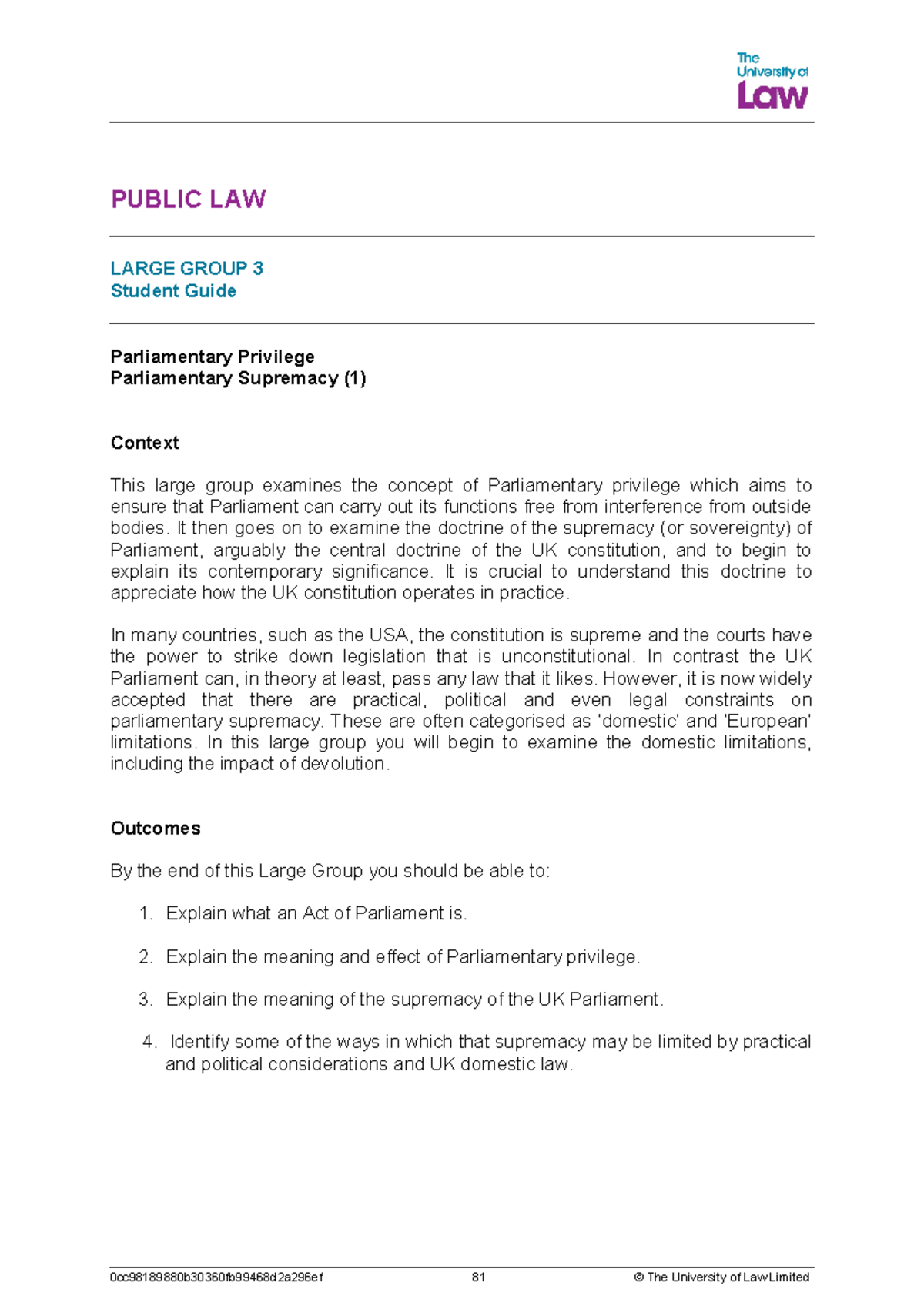 2324 pub lg03 ce01 student guide - PUBLIC LAW LARGE GROUP 3 Student ...