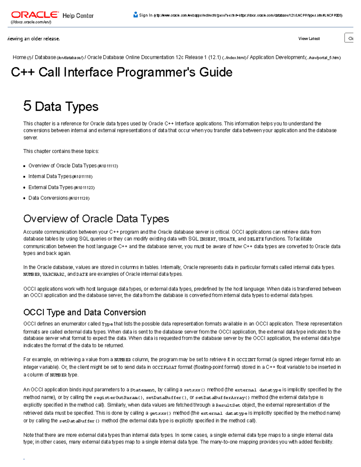 Data Types - DBS211 oracle notes for setup and assignment 2022 - Home ...