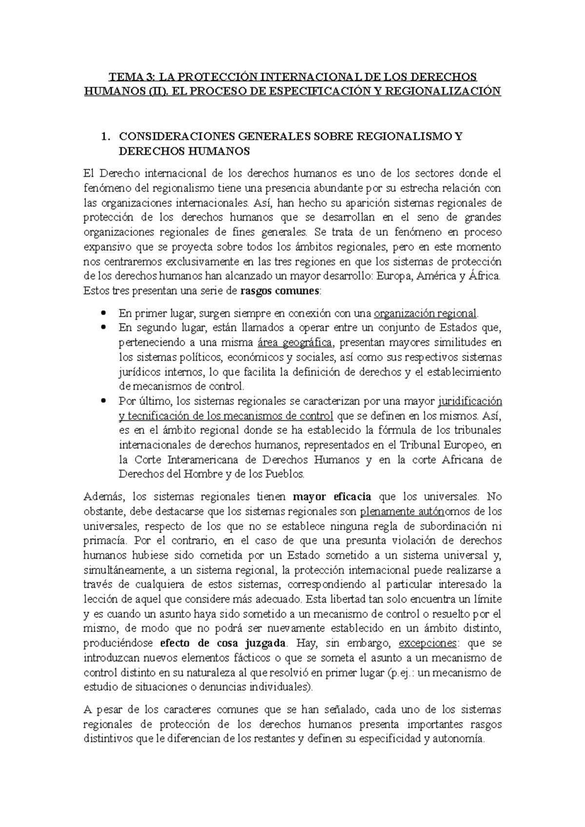 TEMA 3 - tema 3 - TEMA 3: LA PROTECCIÓN INTERNACIONAL DE LOS DERECHOS ...