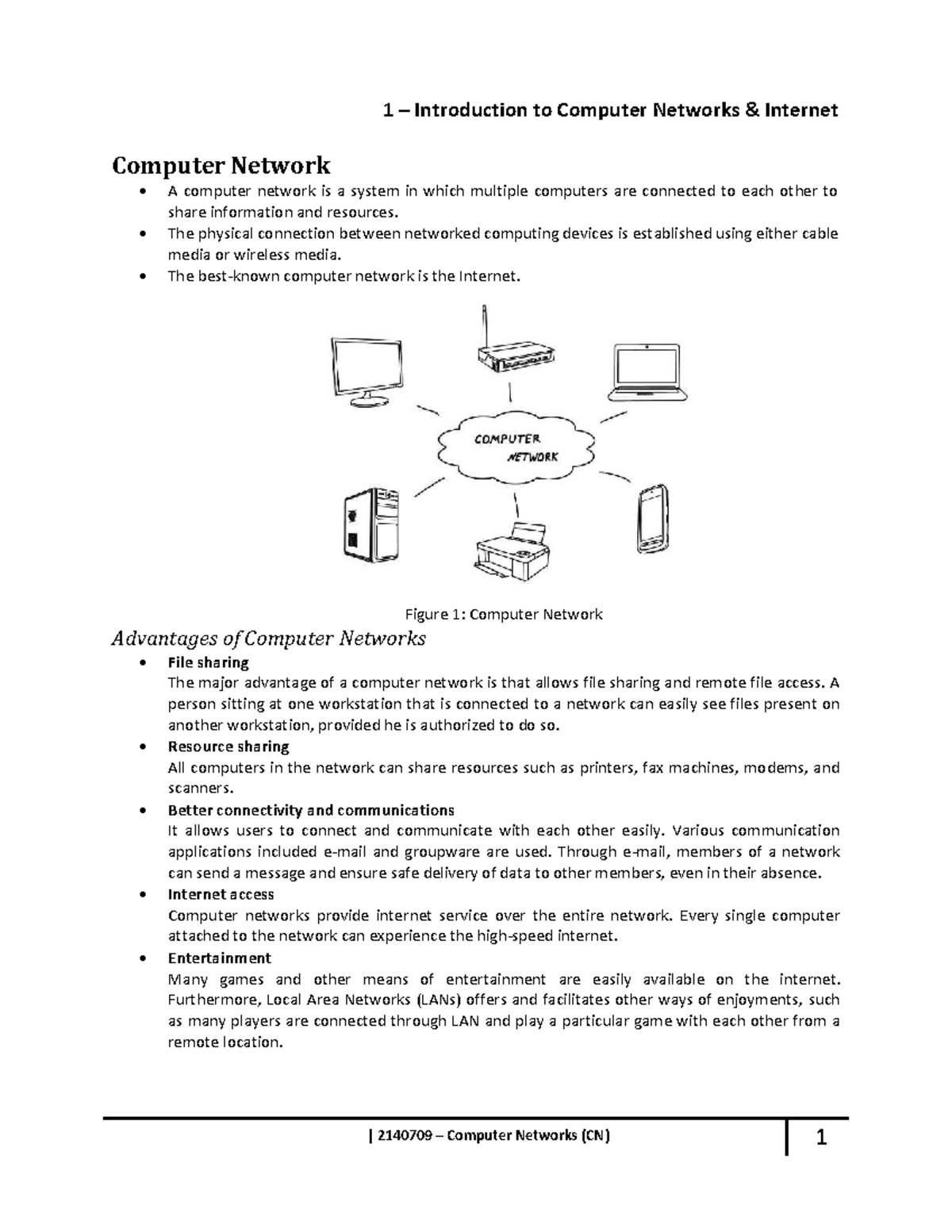 computer networking assignments