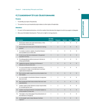 leadership trait questionnaire essay