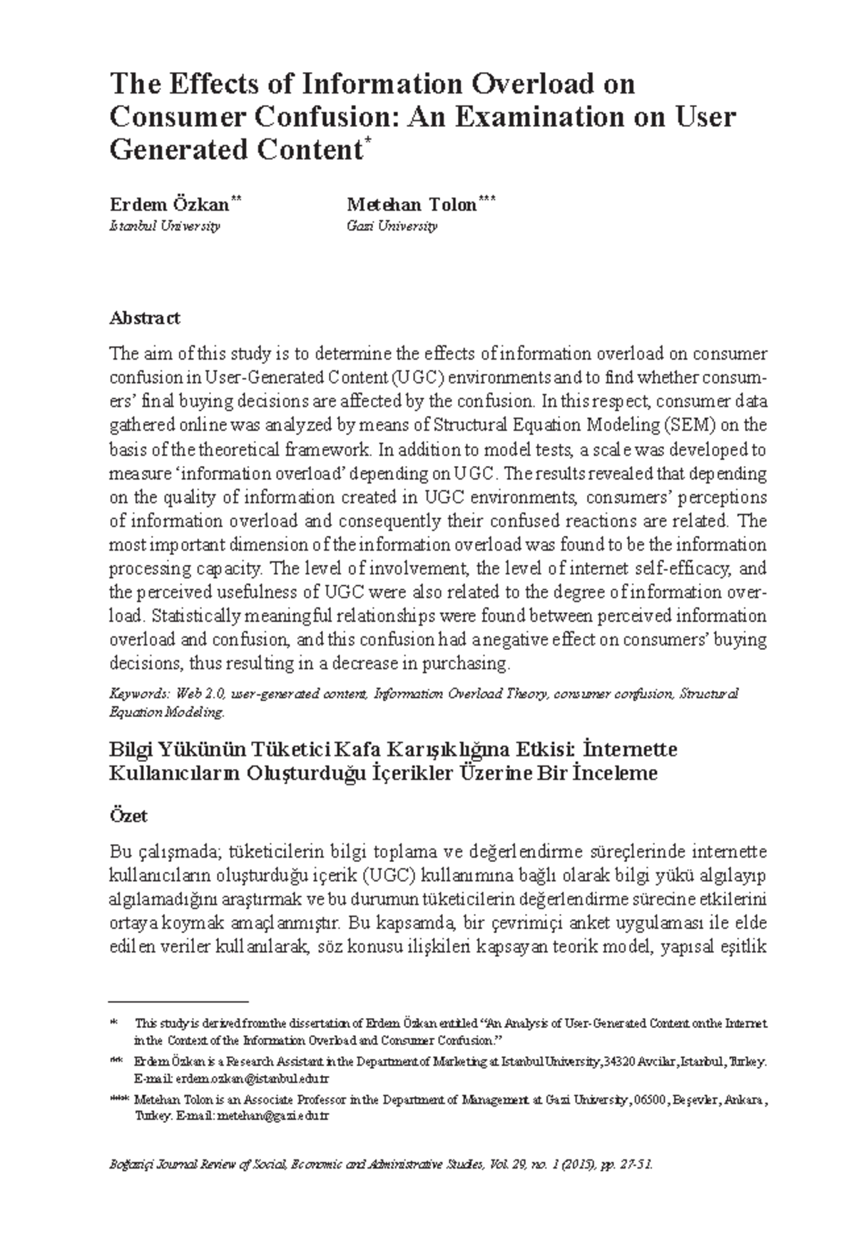 2015 The Effectsof Information Overloadon Consumer Confusion An ...