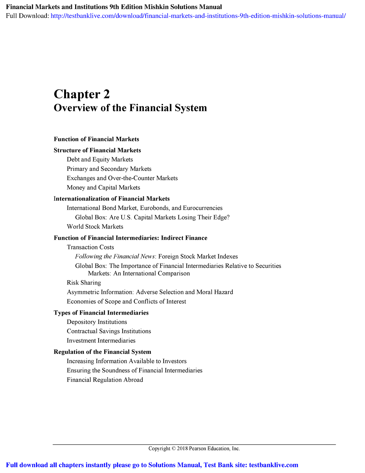 thesis about financial markets