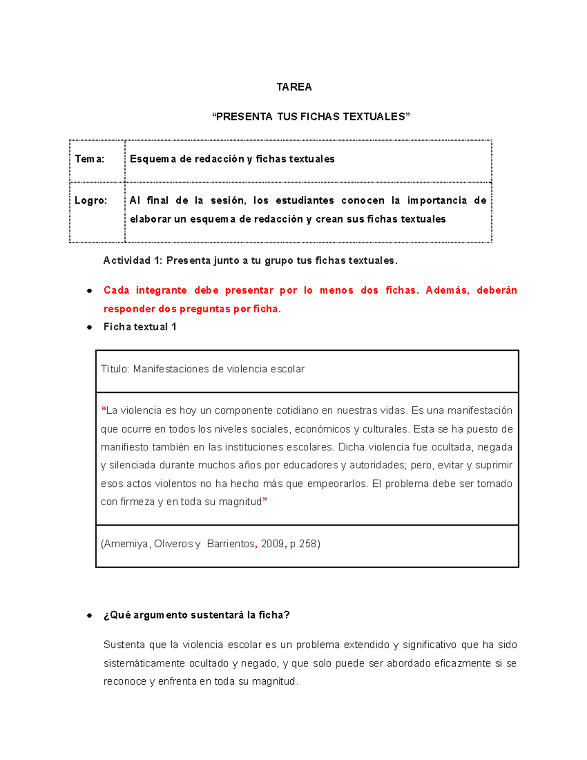 Investigación Académica S9 Tarea “presenta Tus Fichas Textuales” Tema Esquema De Redacción 2310