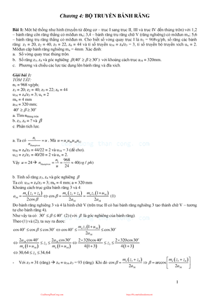 Gear Exercise (useful for mastering) - Gear Drive Chapter 5 GEAR DRIVE ...