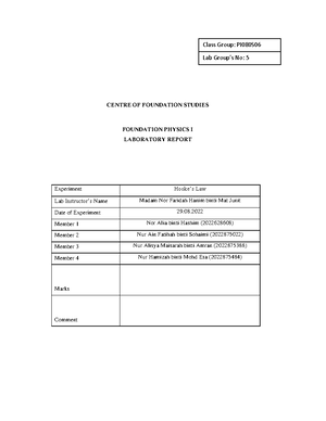 LAB Report EXP 6 CHM420 - lab acid base - CHM GENERAL CHEMISTRY ...