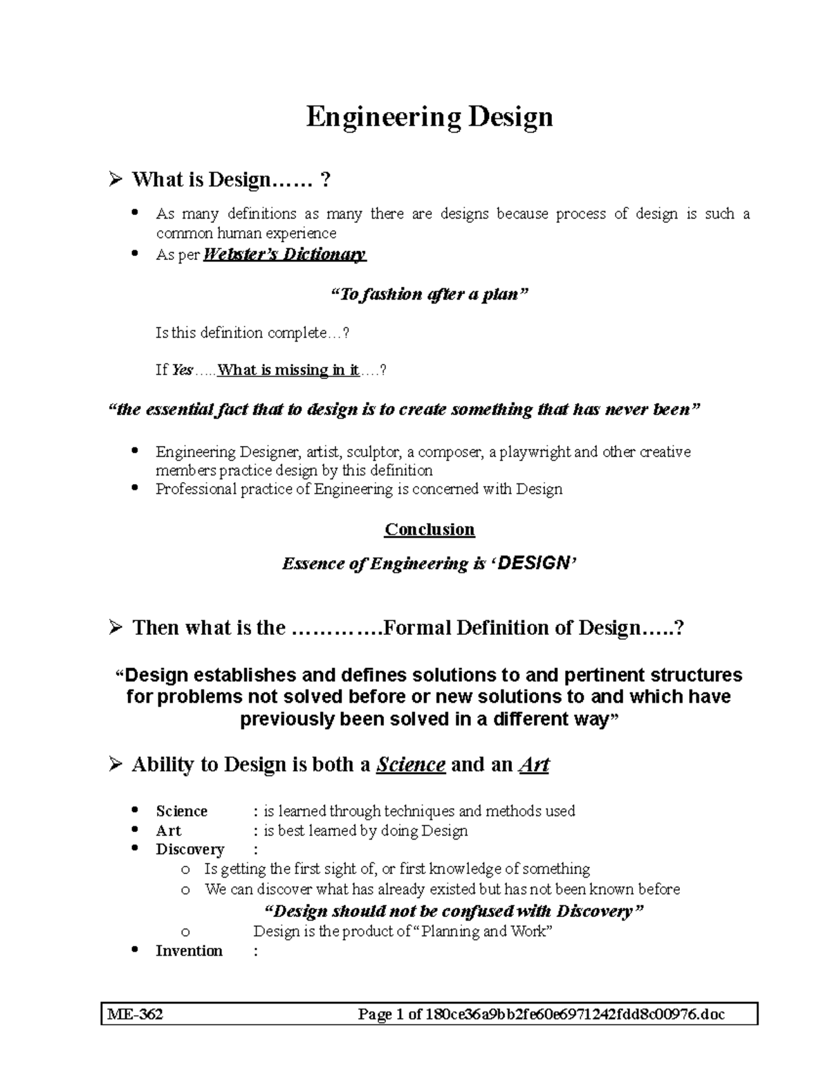 engineering definitions assignment