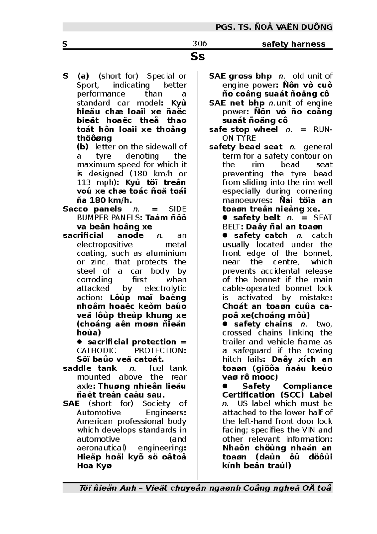 Dictionary(S) This is a dictionary about car and detailing service in