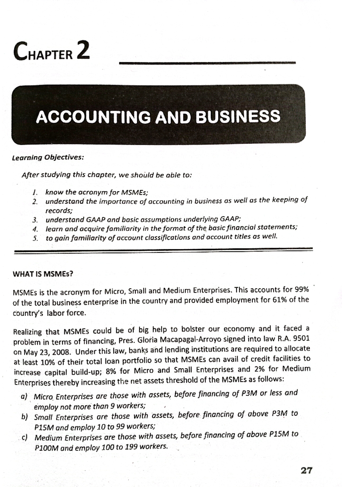 Chapter 2 - Accounting And Business - Fundamentals Of Accounting - Studocu