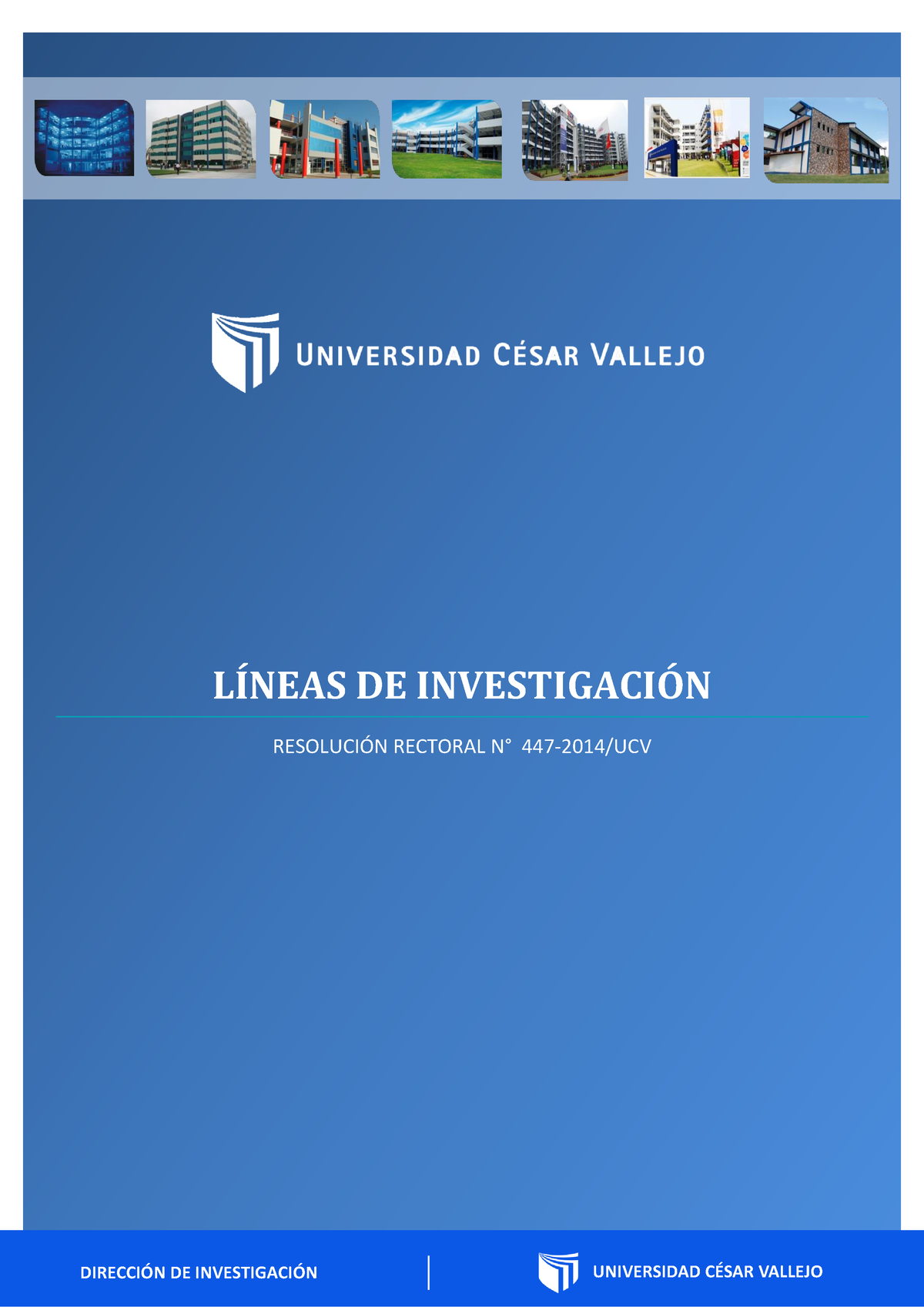 Líneas DE Investigación - LÕNEAS DE INVESTIGACI”N RESOLUCI”N RECTORAL N ...