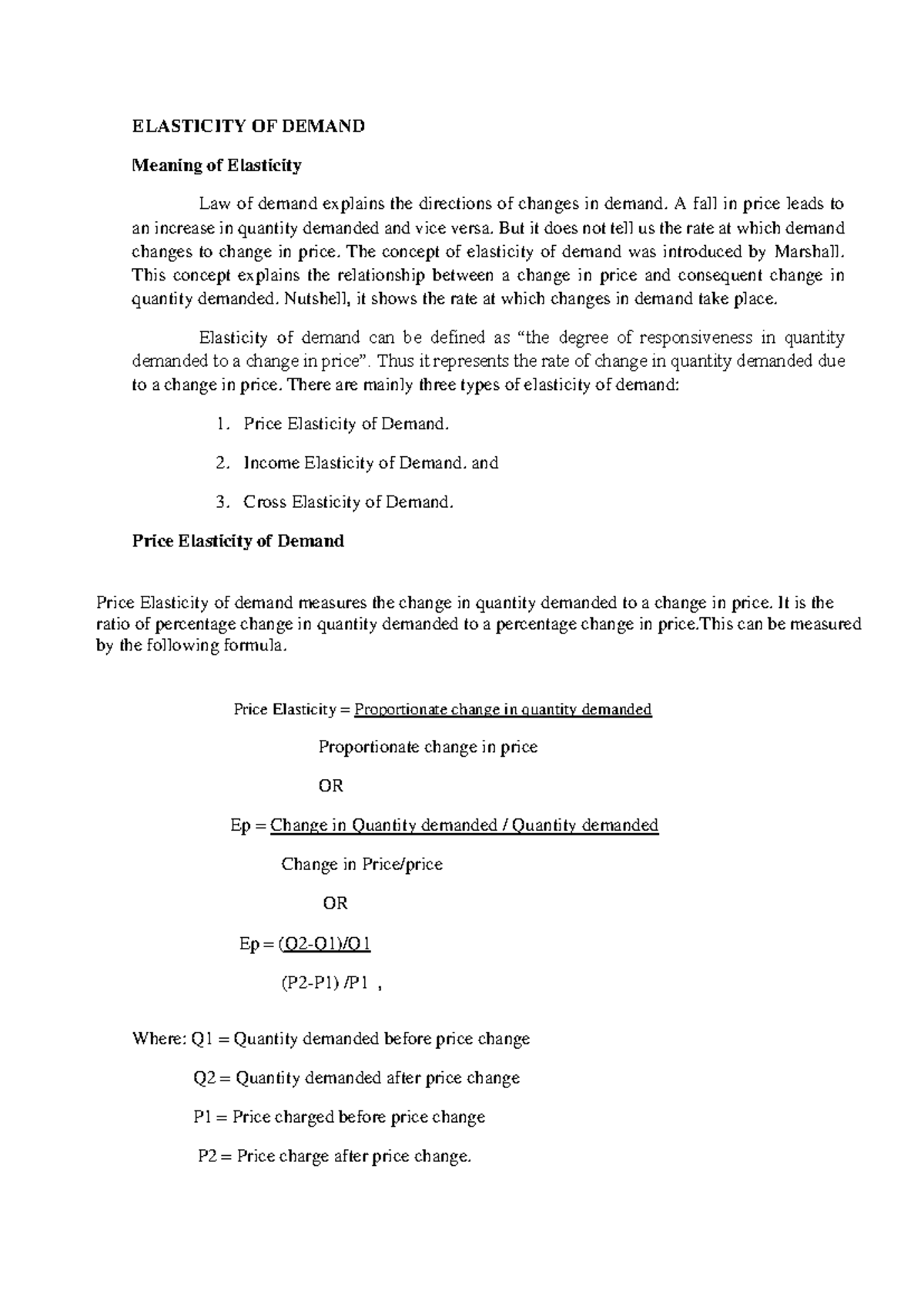 CALICUT UNIVERSITY STUDY MATERIAL SEMESTER 1 MANAGERIAL ECONOMICS