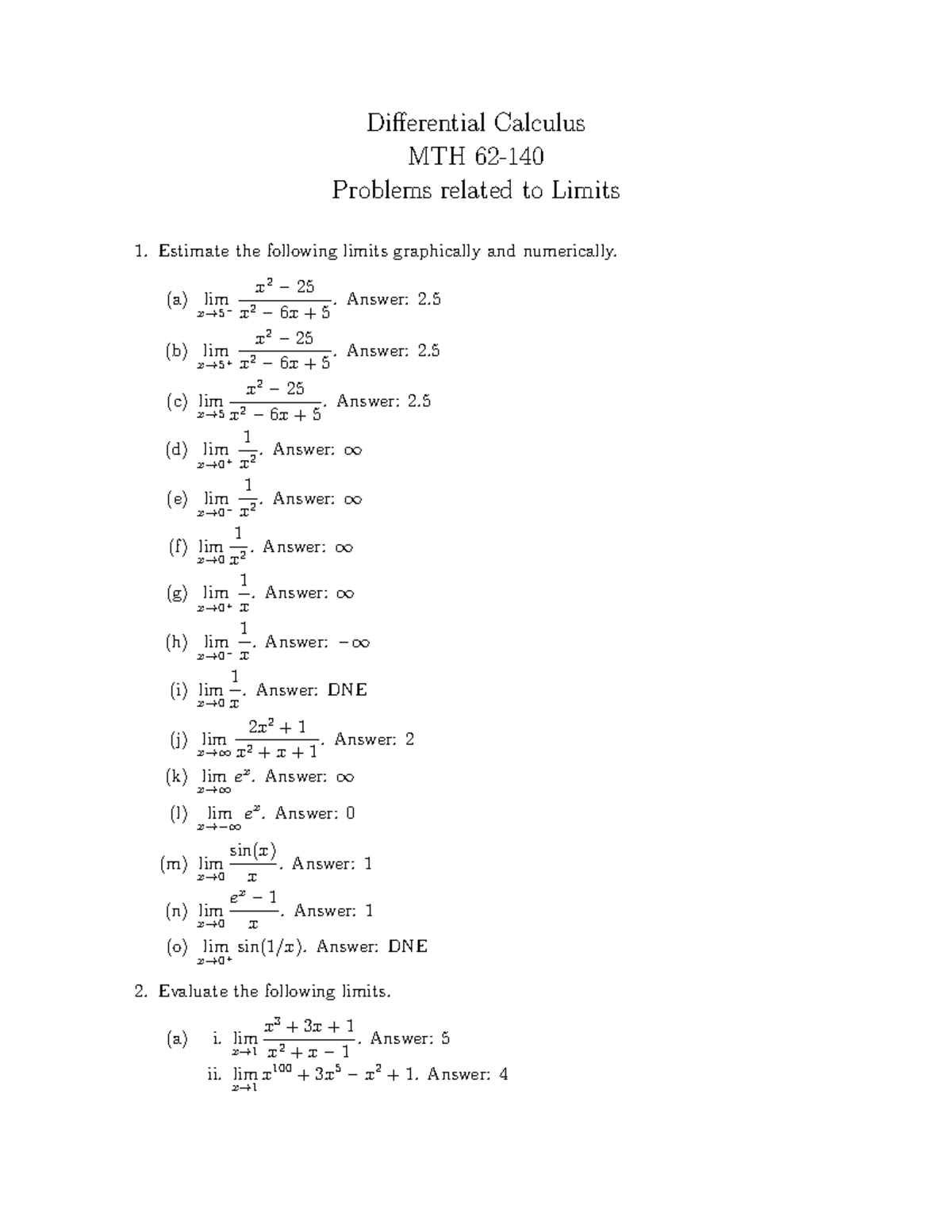 sample-problems-for-limits-differential-calculus-mth-62-problems