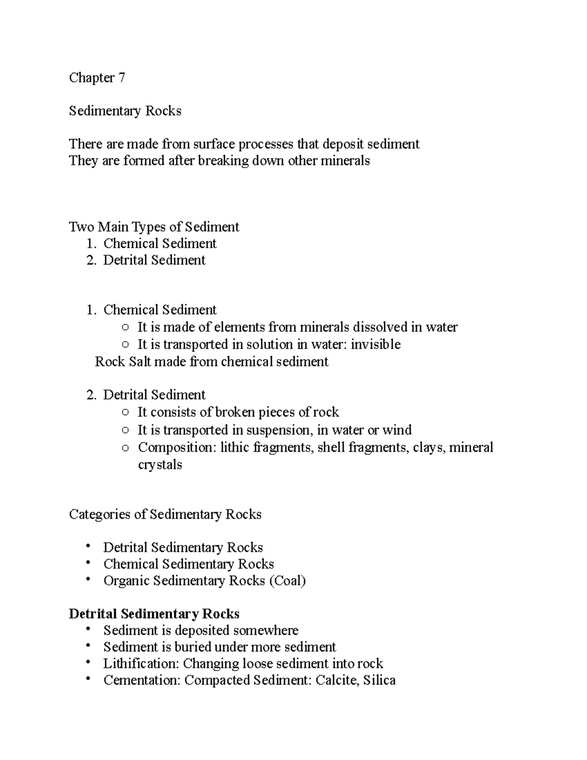 GEL 101 Chapter 7 - These notes are all you need for the whole semester ...