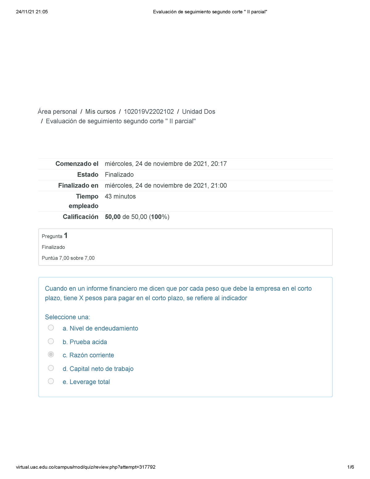 Parcial Ii Revisión 2 Espero Que Te Sirva Vago Lpm Correo