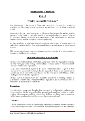 Unit 5 - Lecture notes 1 - The Weighted Application Blank (WAB) What is ...