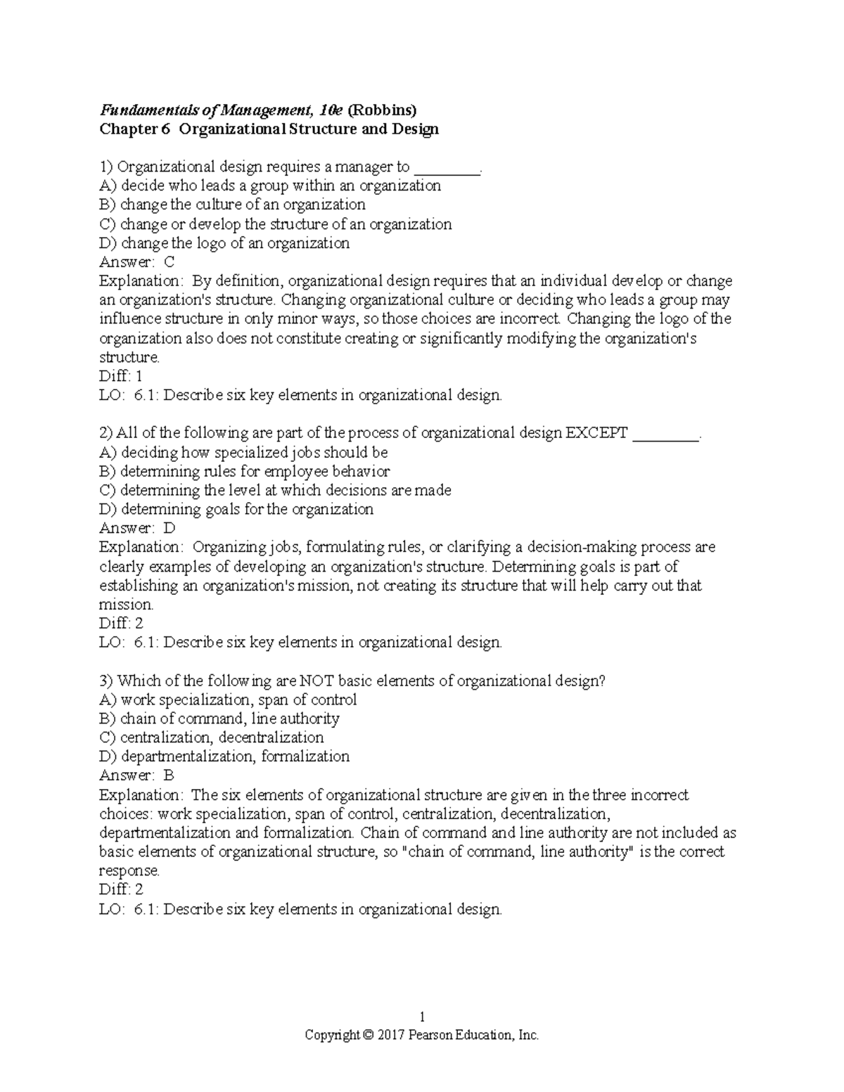 10e Management 1 Management 10e Robbins Chapter 1 Introduction