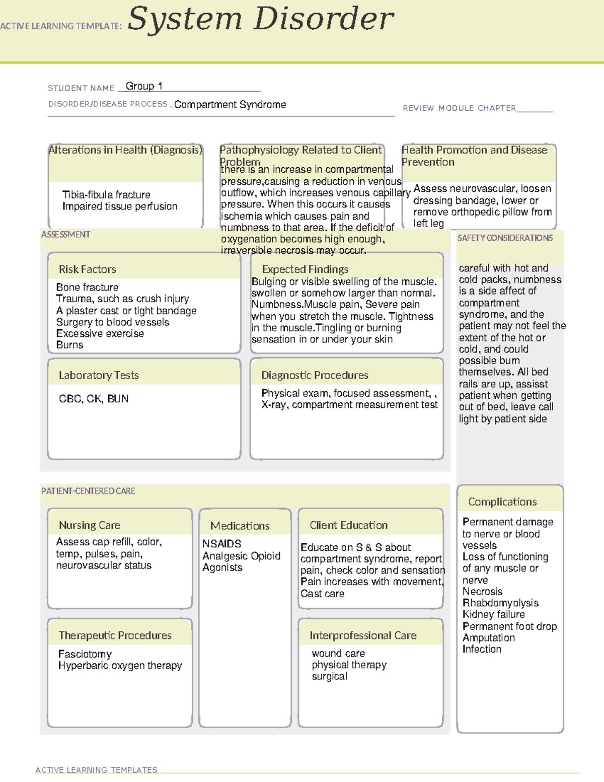 Sims 3 system disorder - ACTIVE LEARNING TEMPLATE: System Disorder ...