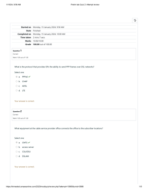 UGRD-IT6300B Data Communications And Networking 3 Prelim Quiz 1 - 1 ...