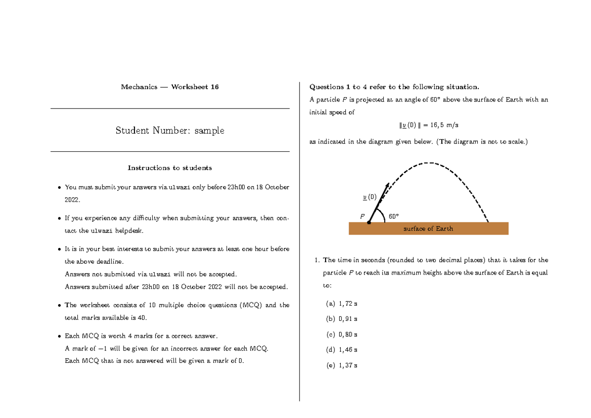 tut16-sample-mechanics-worksheet-16-student-number-sample