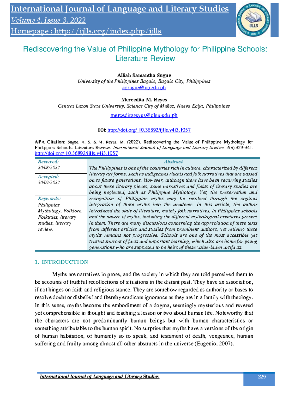 1057+july+2022 - ggkjl;' - Alliah Samantha Sugue University of the ...