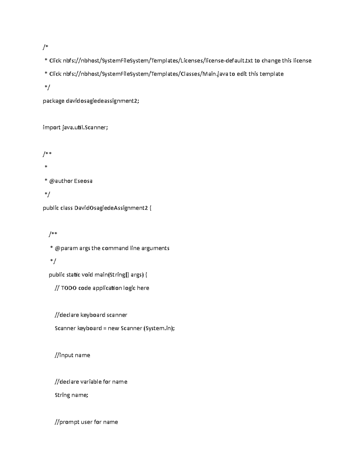 Assignment 2java code for java calling a function click studocu