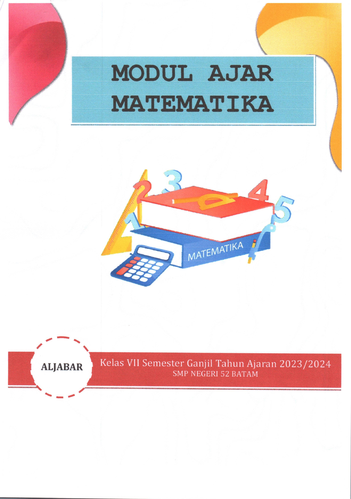 Modul AJAR Matematika - Math - Studocu