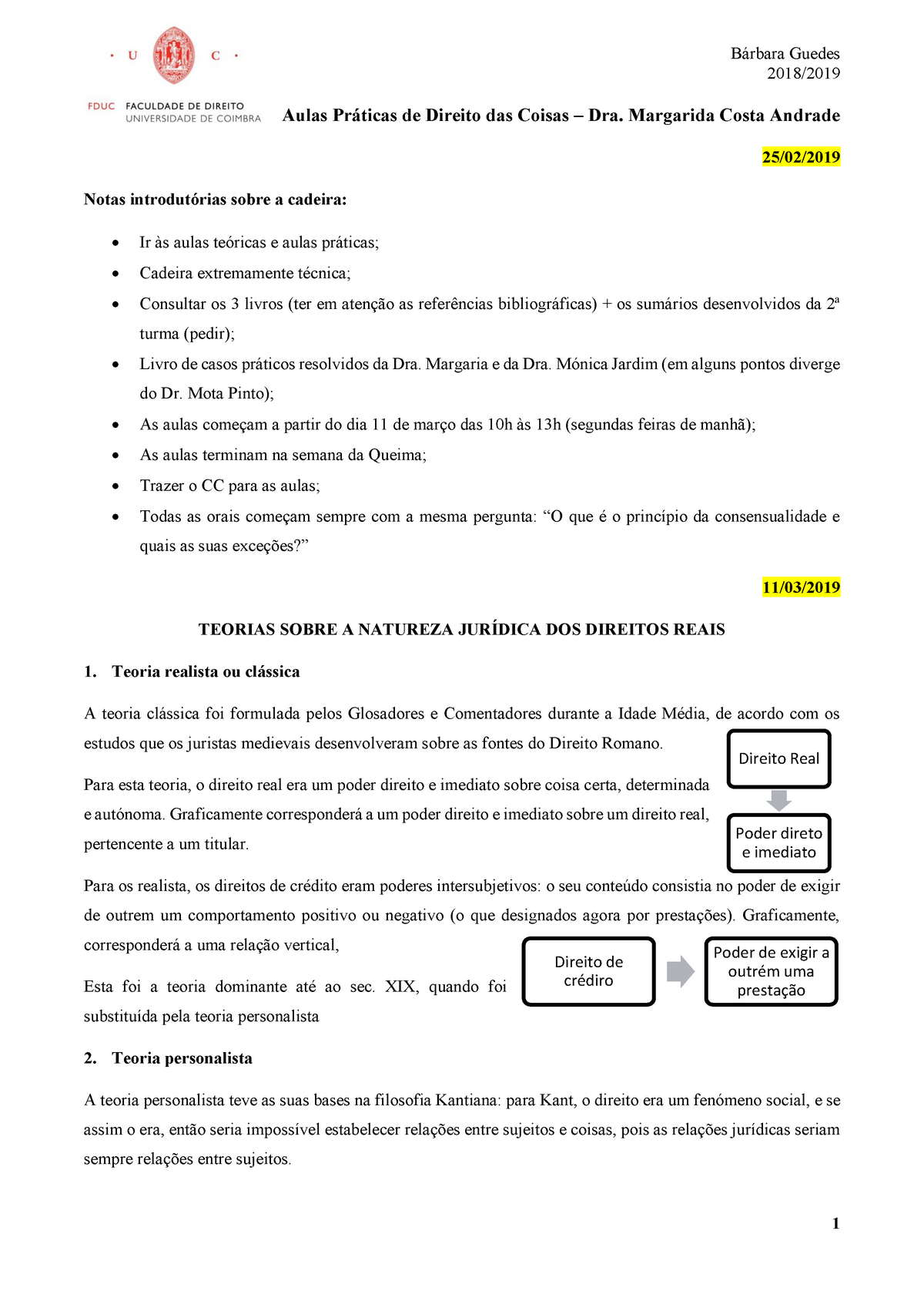 Aulas-pr Ticas-de-Direito-das-Coisas-1 - 2018/ Aulas Práticas De ...