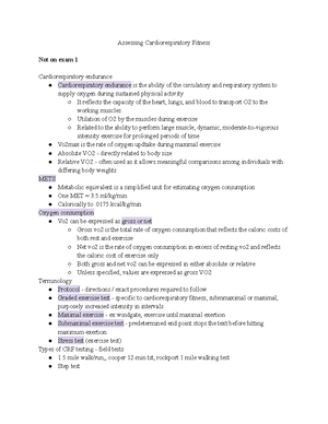 Kin325 A3 - Dr. Riebe, in person course. - KIN 325 ASSIGNMENT 3 CRF ...