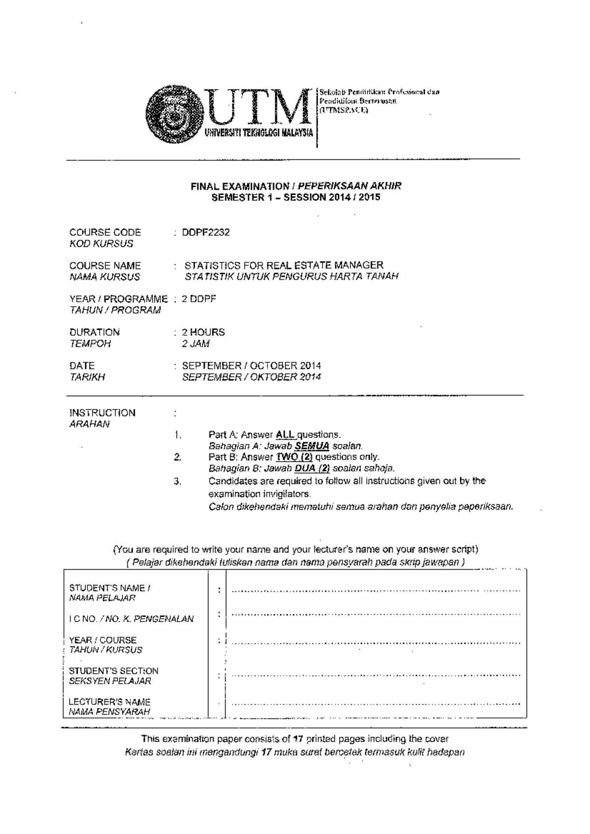 Full Text - notes - Property Management - Studocu