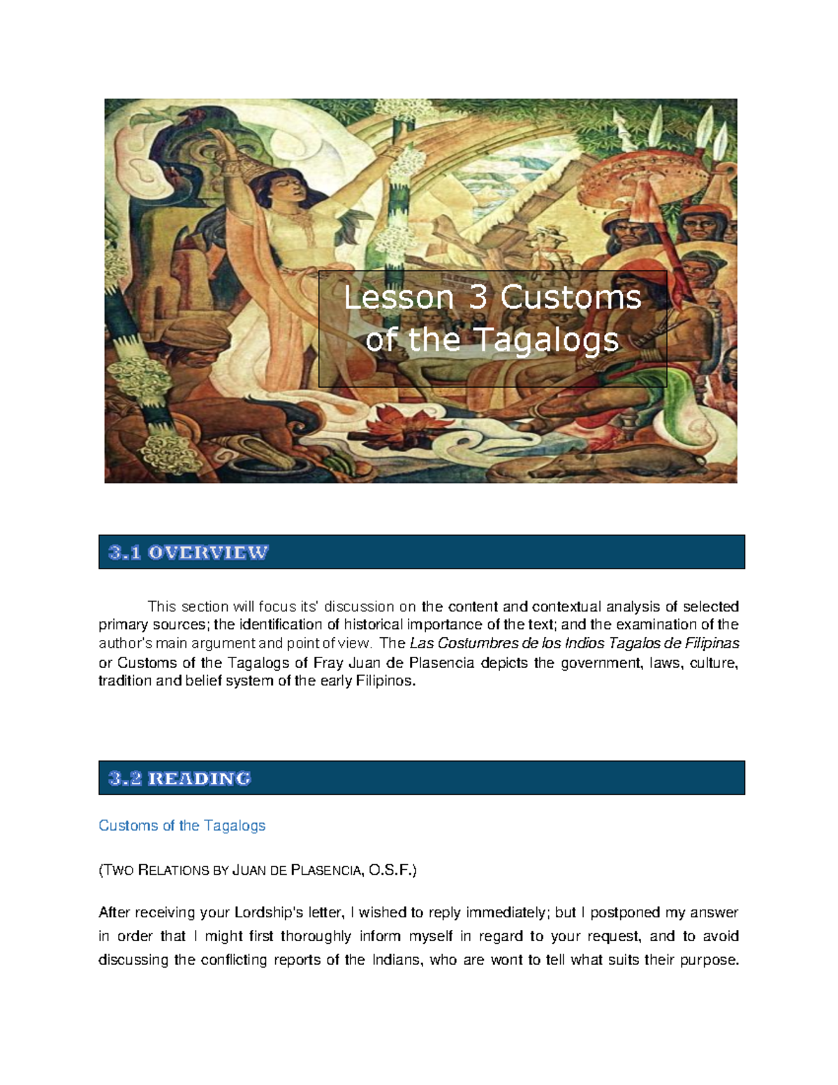 Module 1 Lesson 3 - notes - This section will focus its’ discussion on ...
