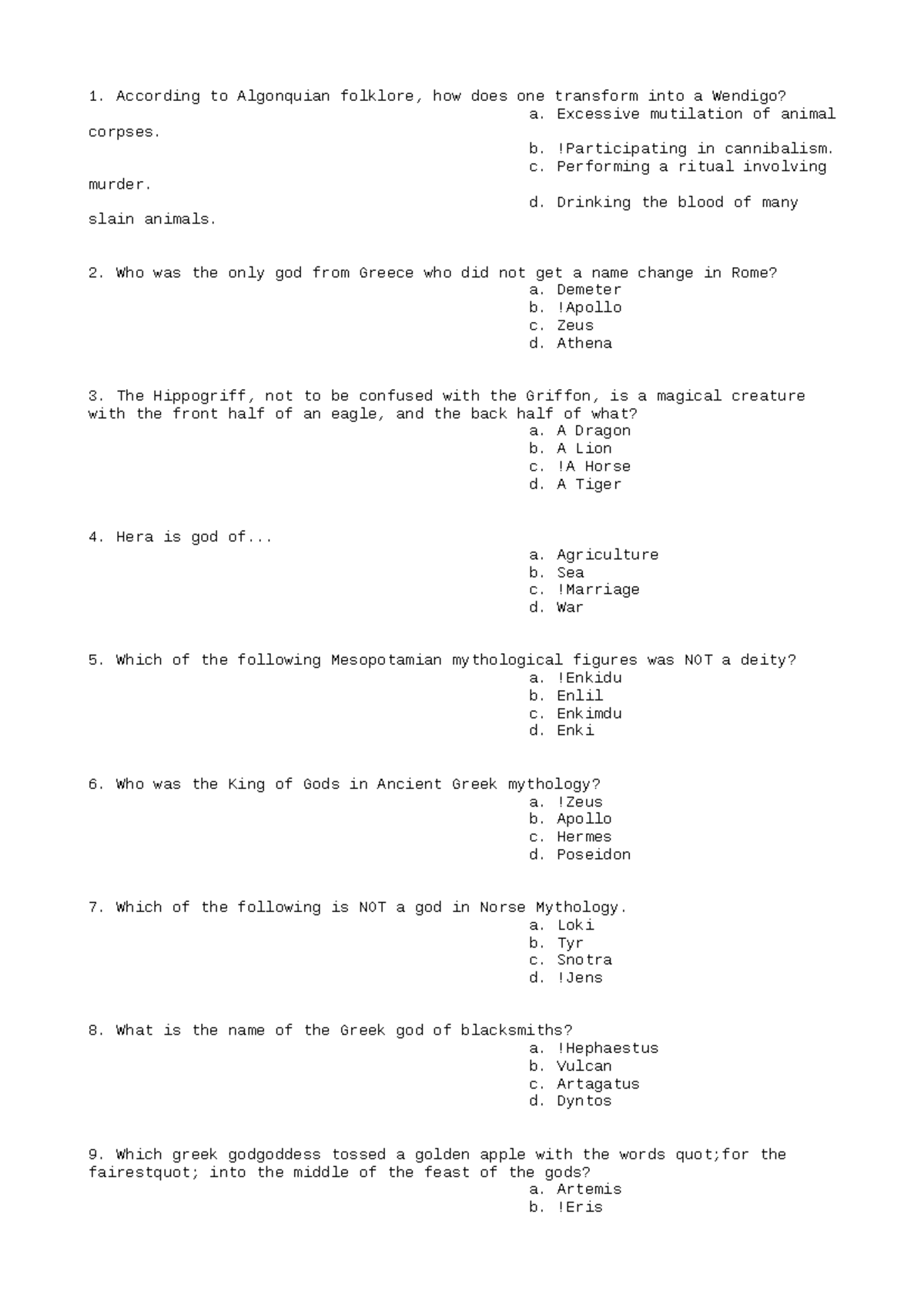 AERO277 Assessment 6 - HEHE - According to Algonquian folklore, how ...