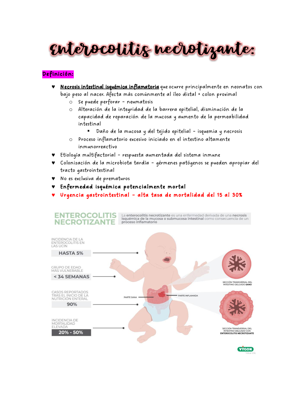 Enterocolitis necrotizante - pediatria - UAN - Studocu