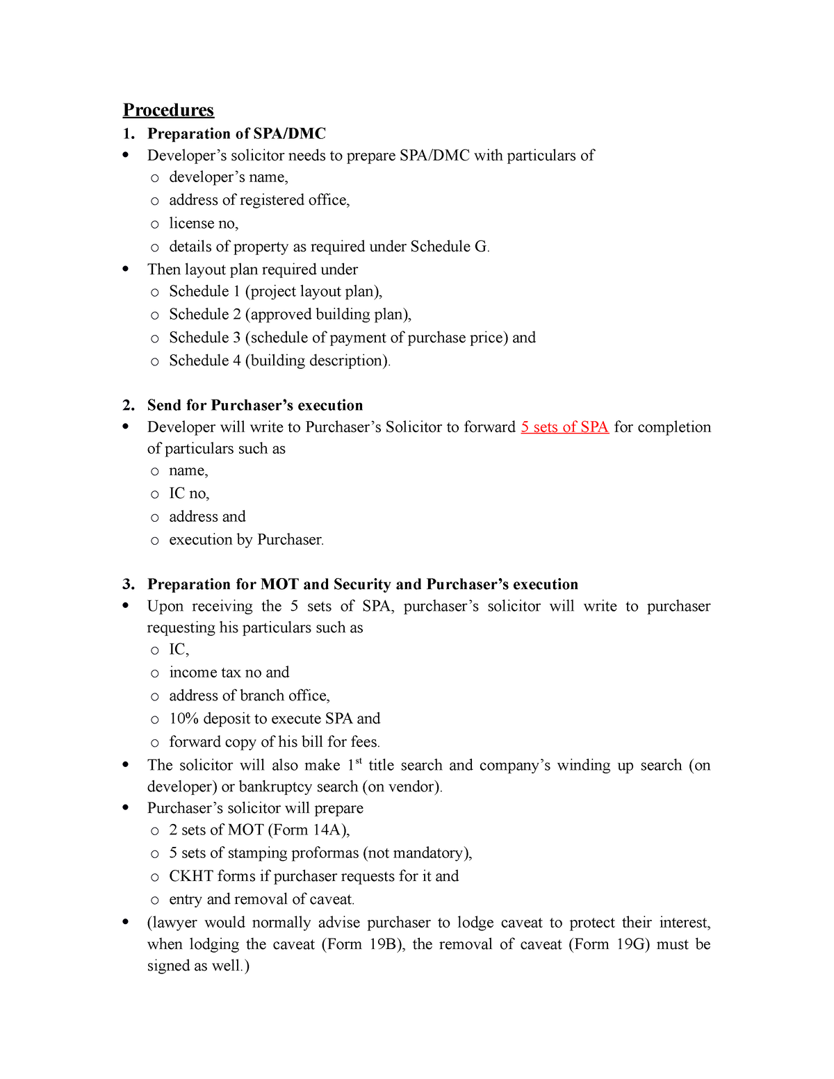 Procedure - Djdjdj - Professional Practice II - MMU - Studocu