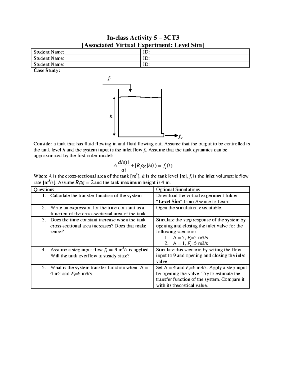 3CT3 M4 In Class Activity 5 - In-class Activity 5 – 3CT [Associated ...