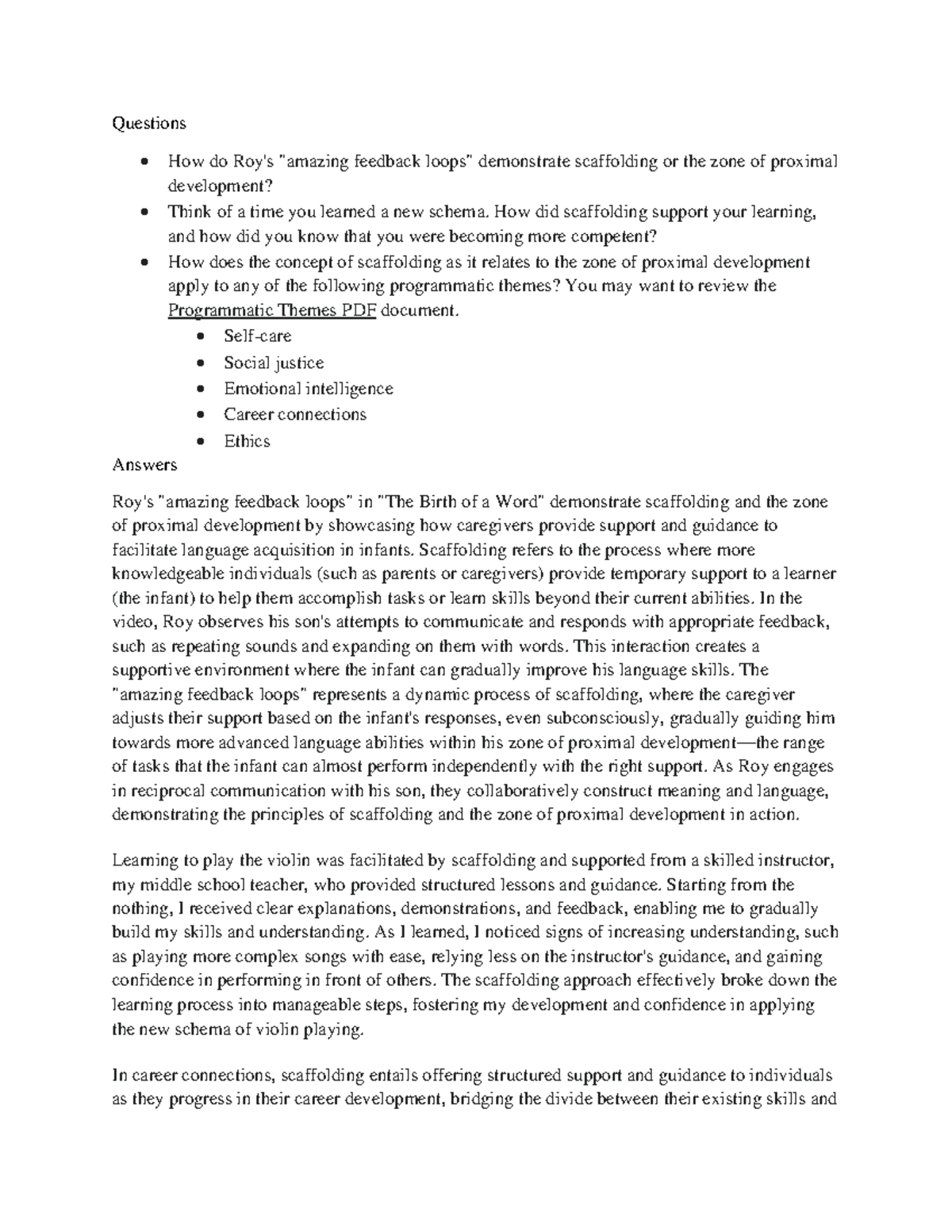 4-1 Discussion: Scaffolding and the Zone of Proximal Development ...