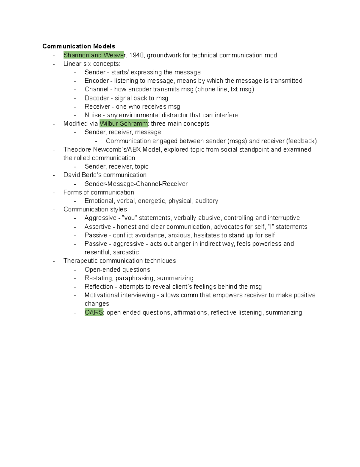 Ati communication + infection control and isolation Communication