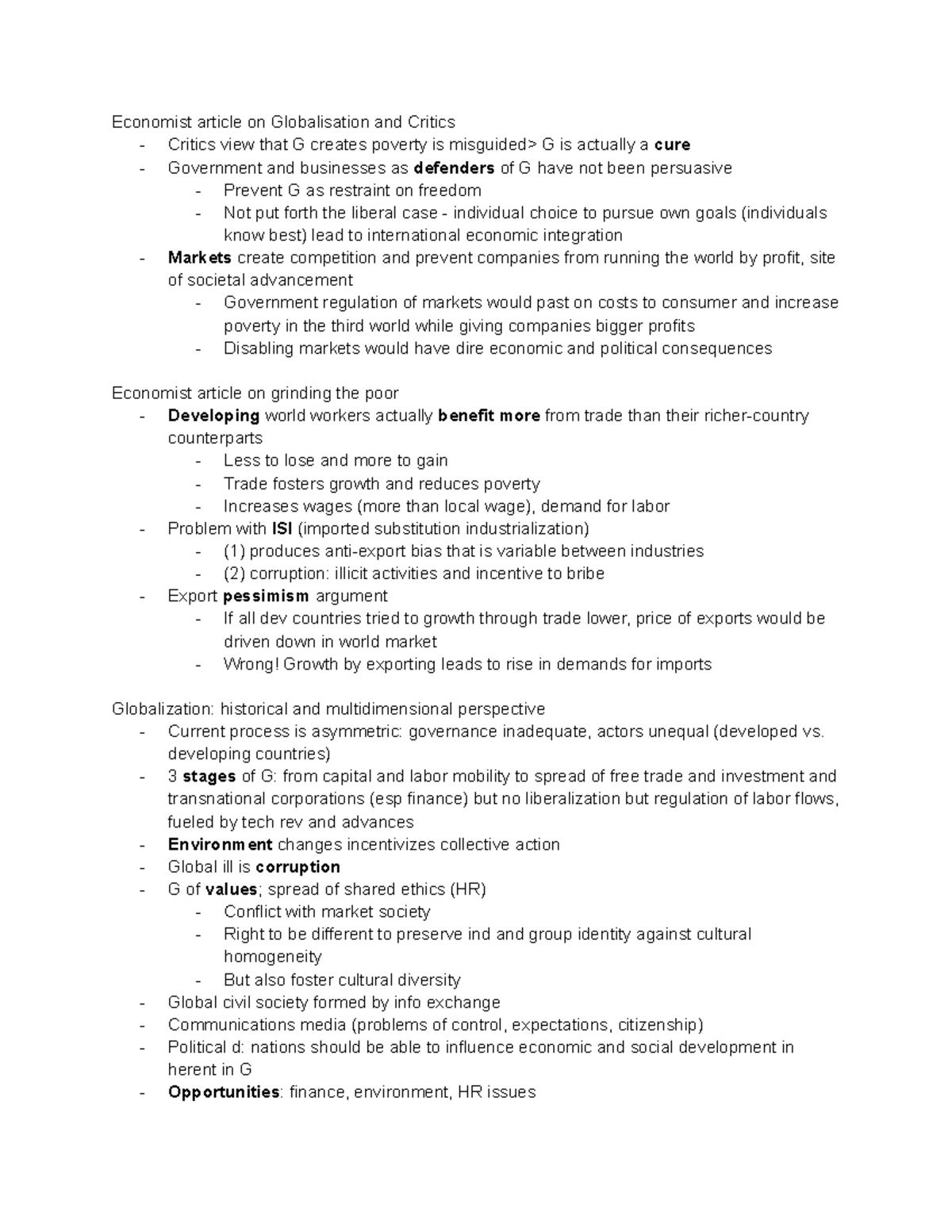 PS124C Quiz 5 (ICC, Economics) Study Guide - Economist article on ...