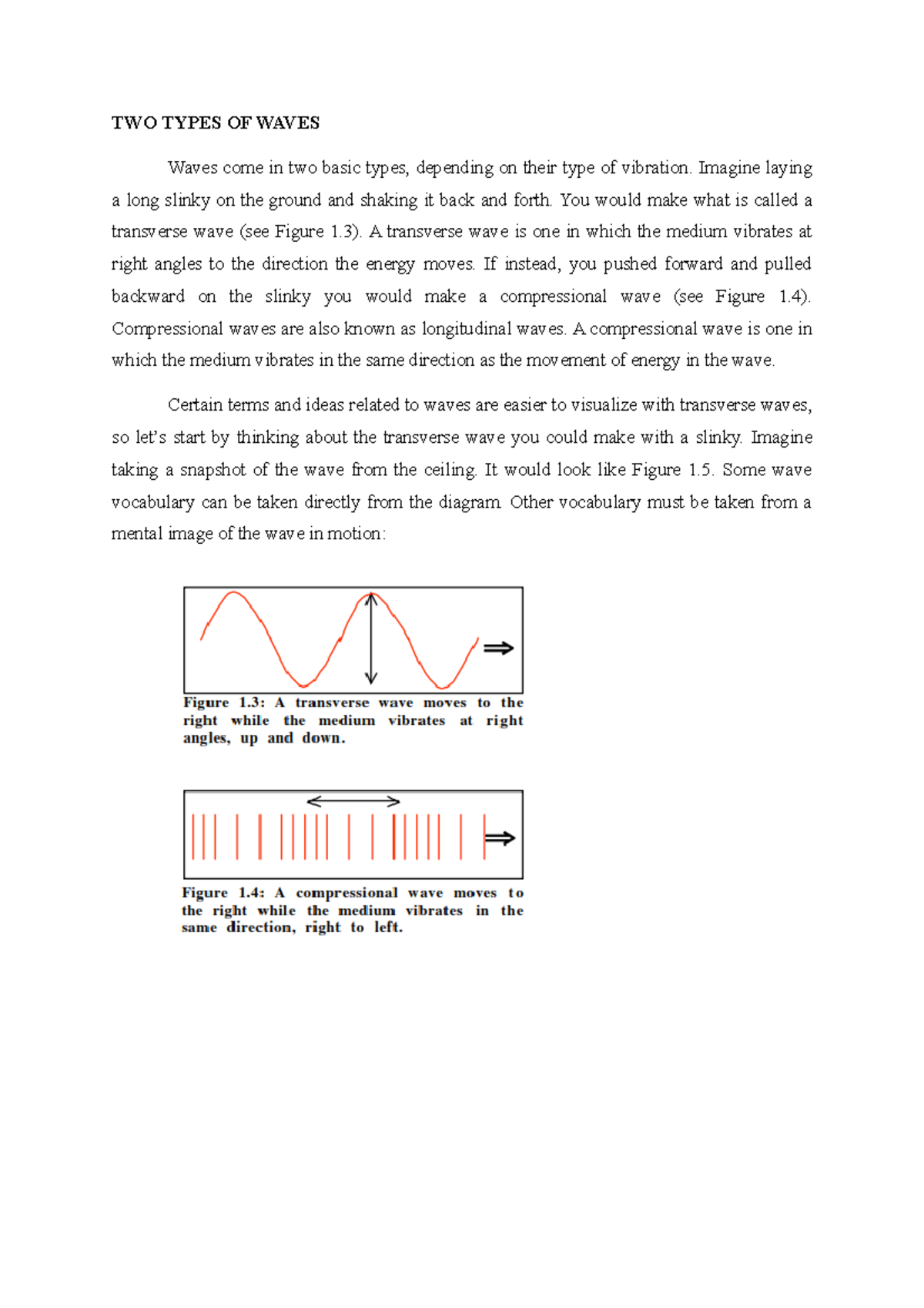 lecture-notes-two-types-of-waves-two-types-of-waves-waves-come-in