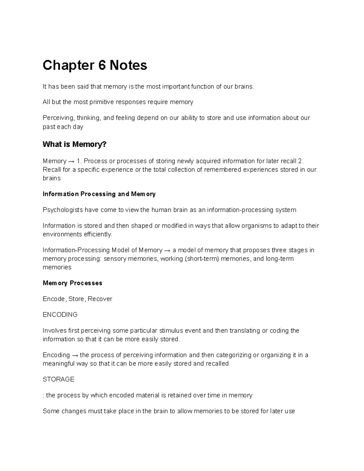 memory-chapter-6-chapter-6-notes-it-has-been-said-that-memory-is-the