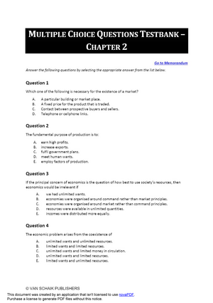 Economics 5 MCQ C3 - PRACTICE - MULTIPLE CHOICE QUESTIONS TESTBANK ...